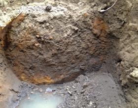 Buried oil tank leaked and contaminated soil in Victoria BC