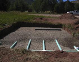 New septic field installation in Victoria BC