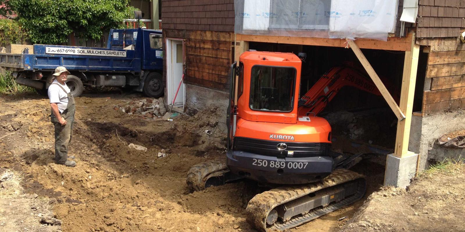 Excavation and trucking services in Victoria BC