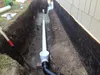 Thumbnail: Backflow valve installation for perimeter drain