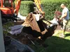 Thumbnail: Backyard buried oil tank excavation