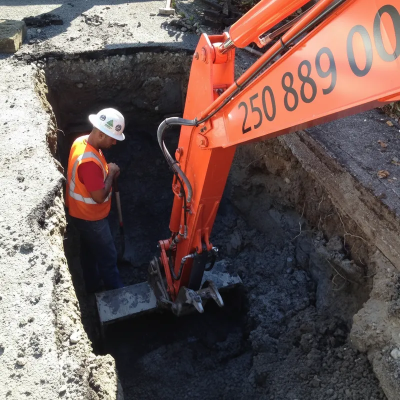 Contaminated soil extent inspection