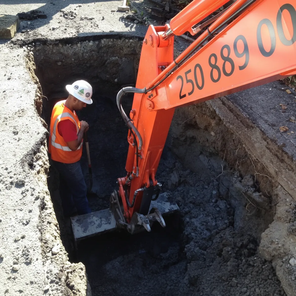 Contaminated soil extent inspection