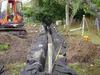 Thumbnail: Curtain drain and interceptor drain installation