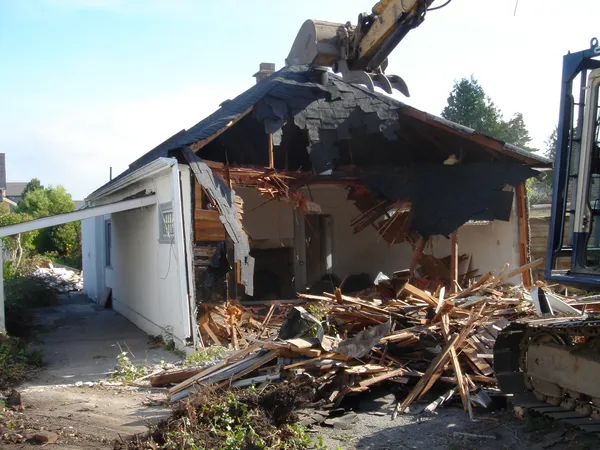 Residential demolition and deconstruction project