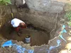 Thumbnail: Hand excavating oil contaminated soil