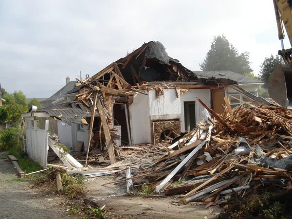 Residential house demolition project