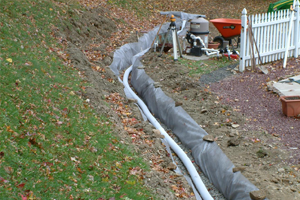 Best options for drainage around house