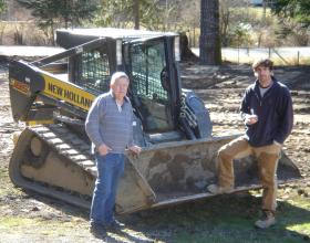 Skid steer tracked grading in Victoria BC