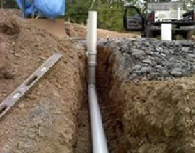 Gravity septic field in Victoria BC