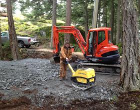 Mini Excavator in Duncan BC