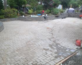 Landscape design and driveway installation in Victoria BC