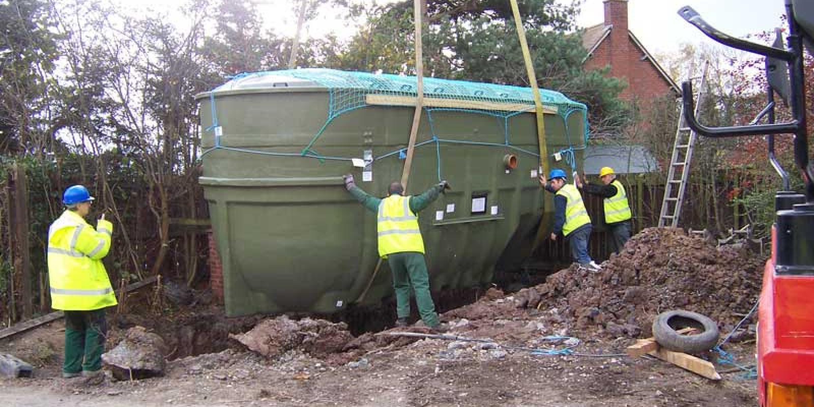 Commercial septic treatment plant Victoria BC